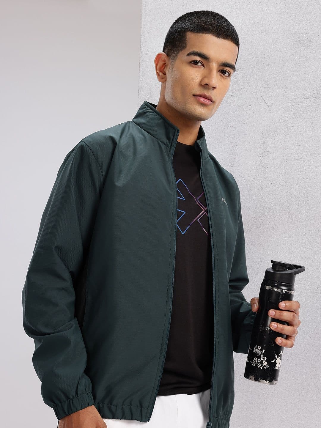 HRX by Hrithik Roshan Men Colourblocked Rapid-Dry Running Jacket - view 1