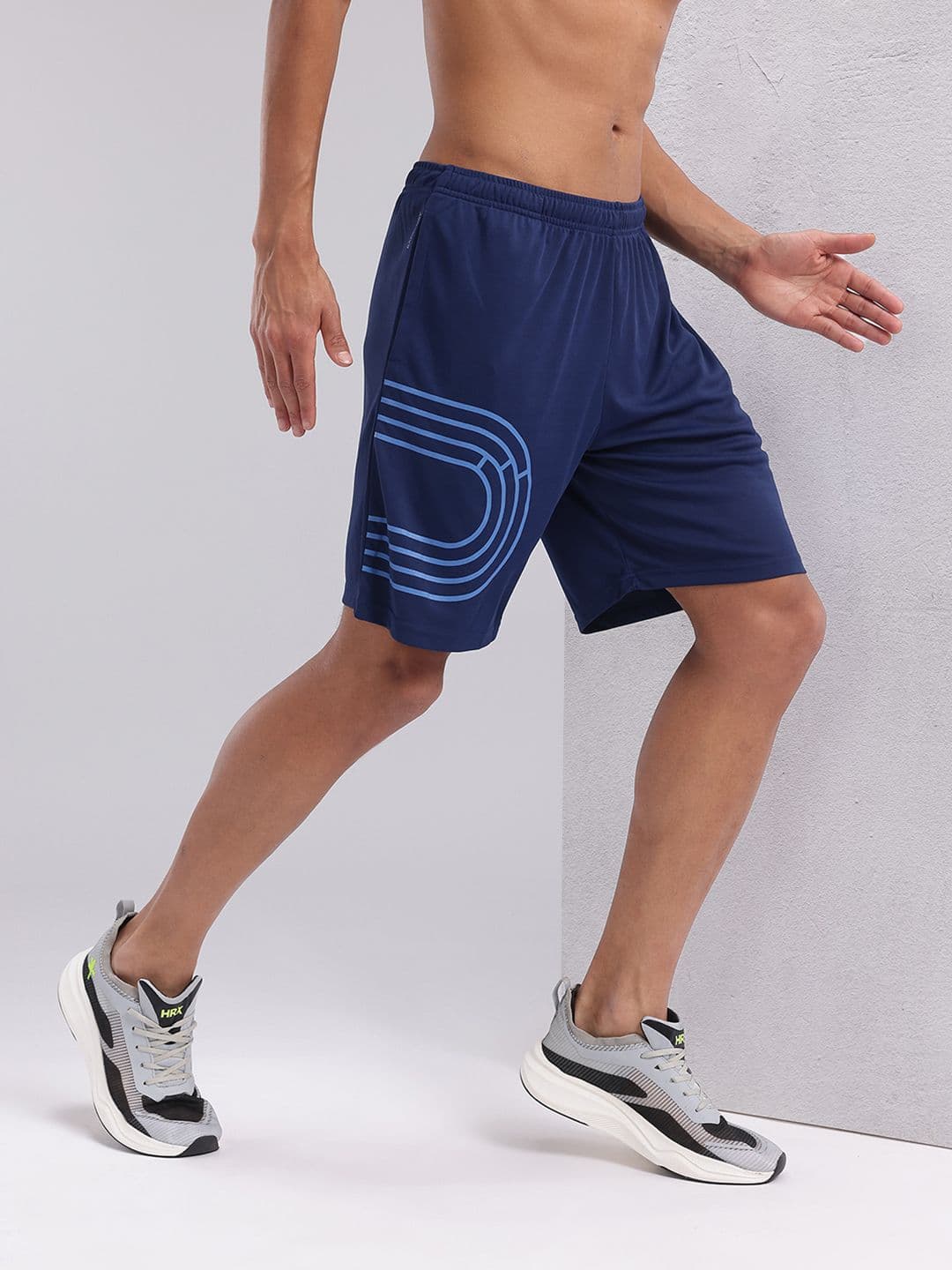 HRX by Hrithik Roshan Men Rapid-Dry Printed Running Shorts - view 1