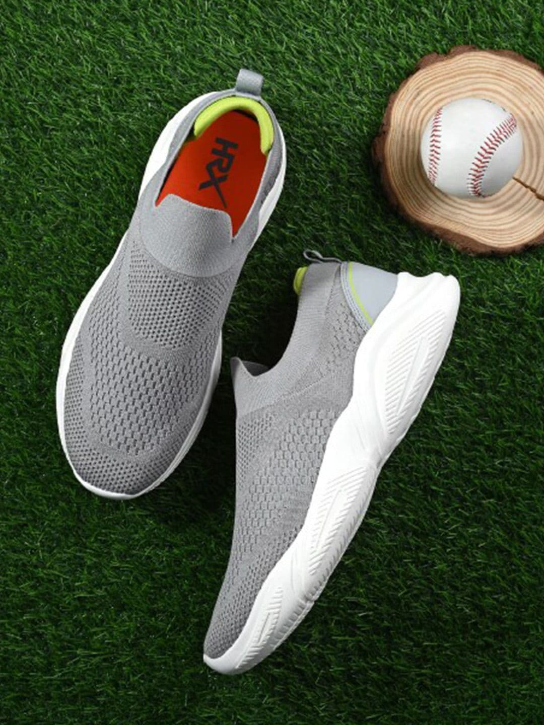 HRX by Hrithik Roshan Men Grey PU Foam Bounce Back Walking Shoes - view 1