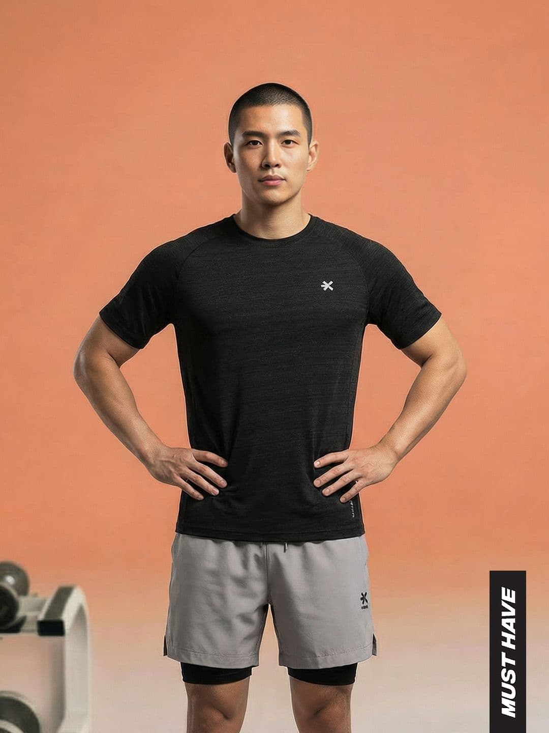 HRX by Hrithik Roshan Rapid Dry Training or Gym T-shirt - view 1