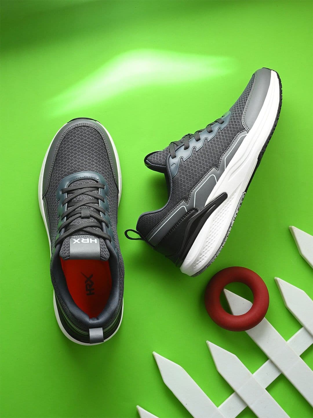 HRX by Hrithik Roshan Men Mesh Lace-Ups Running Shoes - view 1