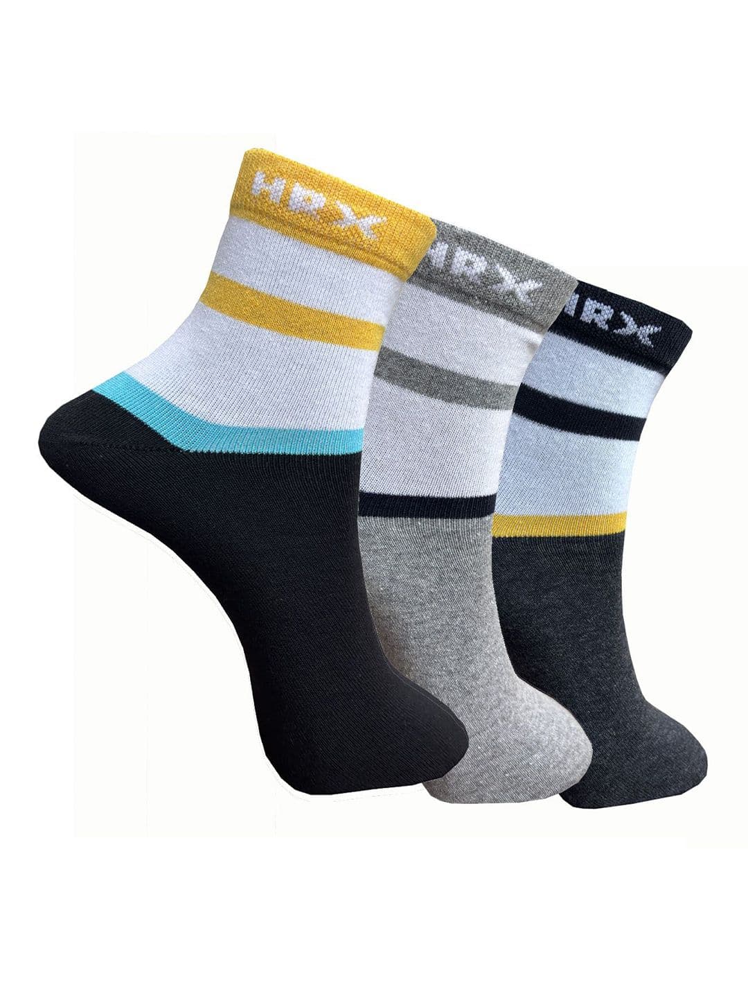 HRX by Hrithik Roshan 3-Pcs Calf-Length Socks - view 1