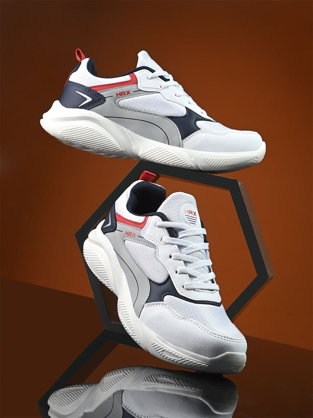 HRX by Hrithik Roshan Men Mesh Running Non-Marking Shoes - view 1