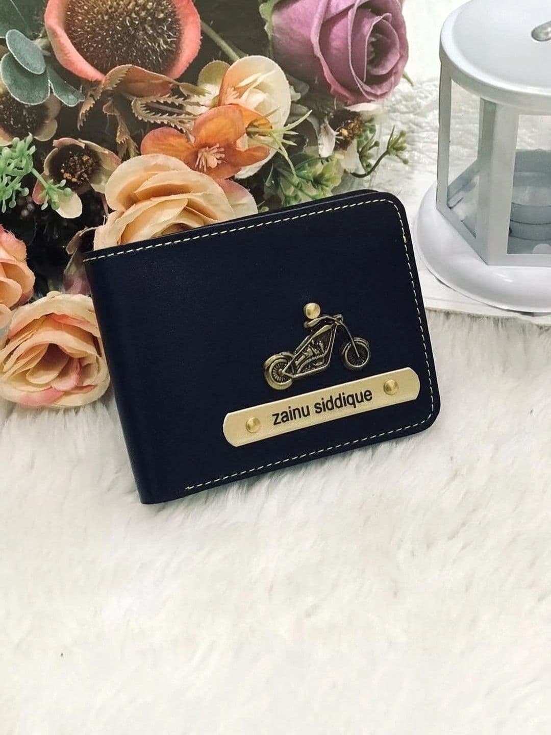Navya Royal Art Men Textured Embellished Leather Two Fold Wallet - view 1