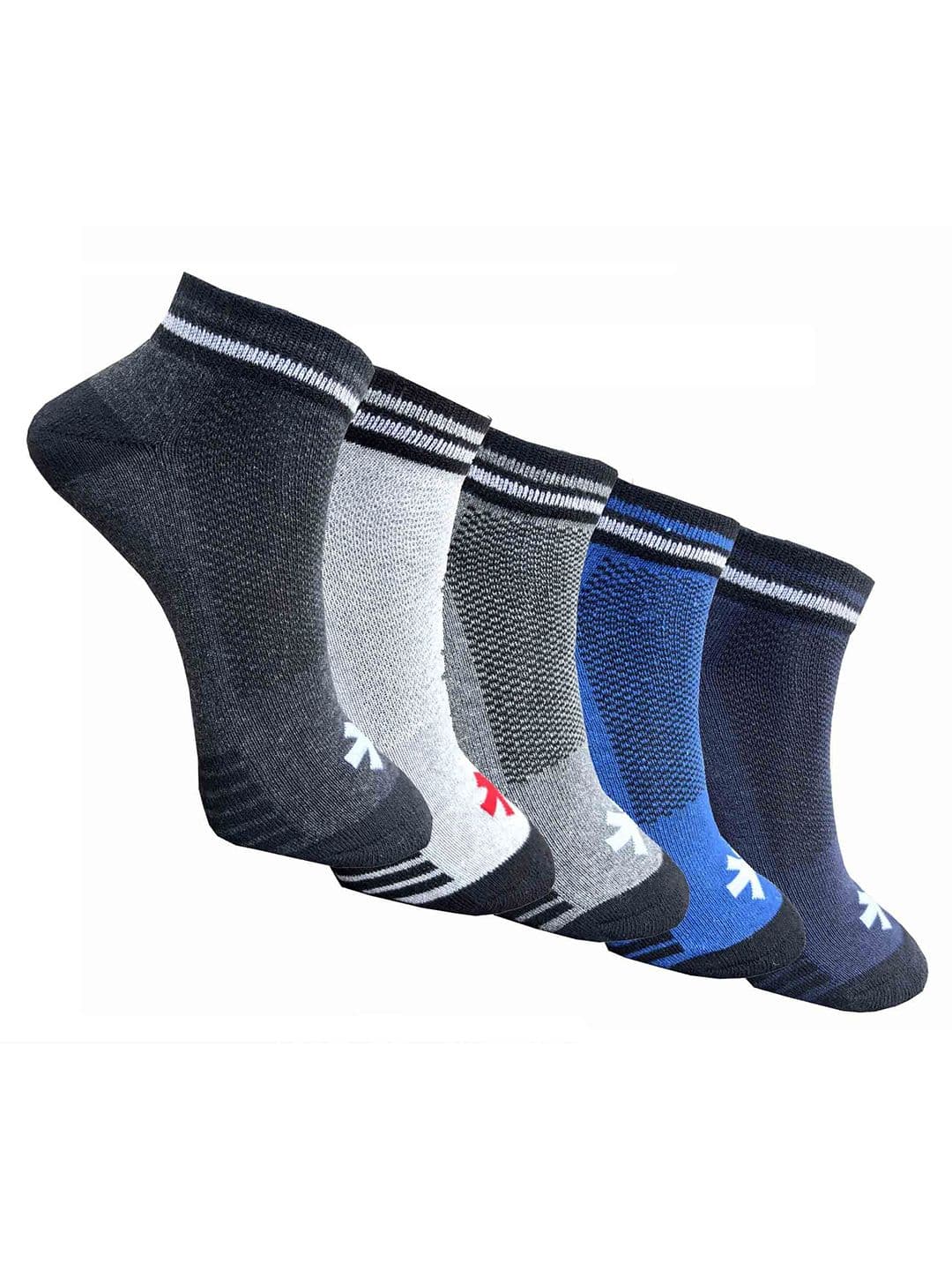 HRX by Hrithik Roshan Pack Of 5 Ankle-Length Socks - view 1