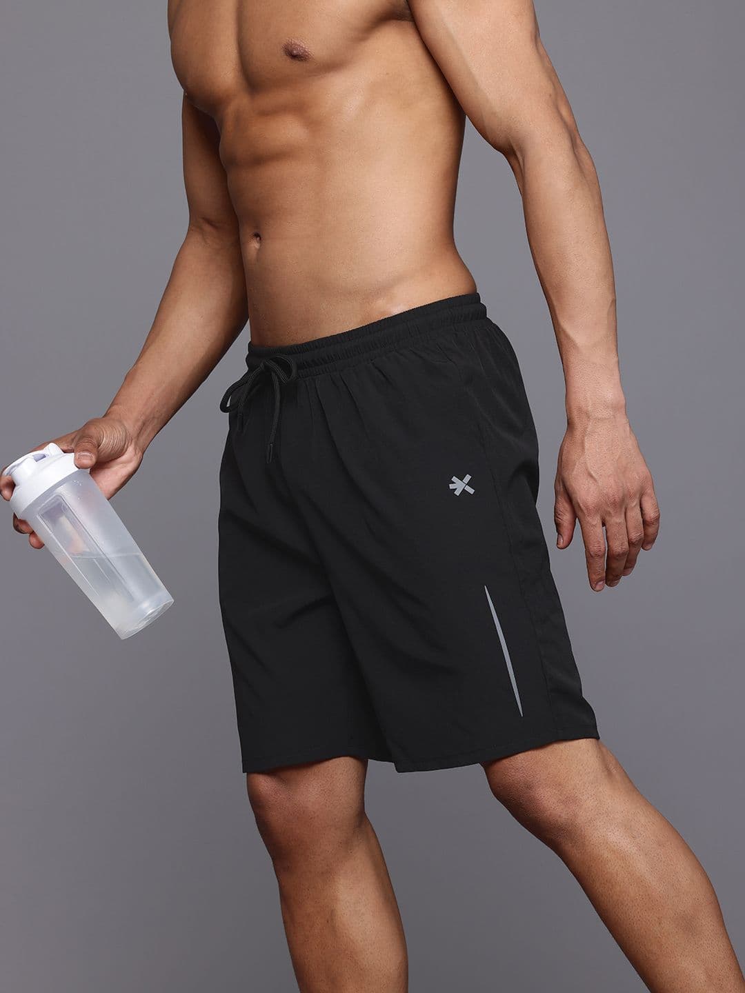 HRX by Hrithik Roshan Men Running Sports Shorts With Reflective Detail - view 1
