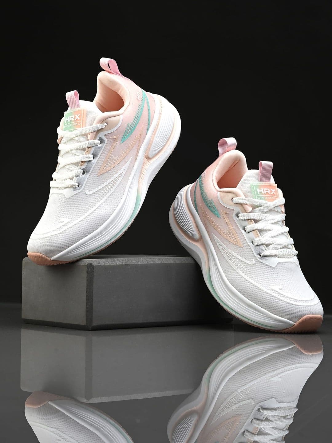HRX by Hrithik Roshan Women Mesh Running Non-Marking Shoes - view 1