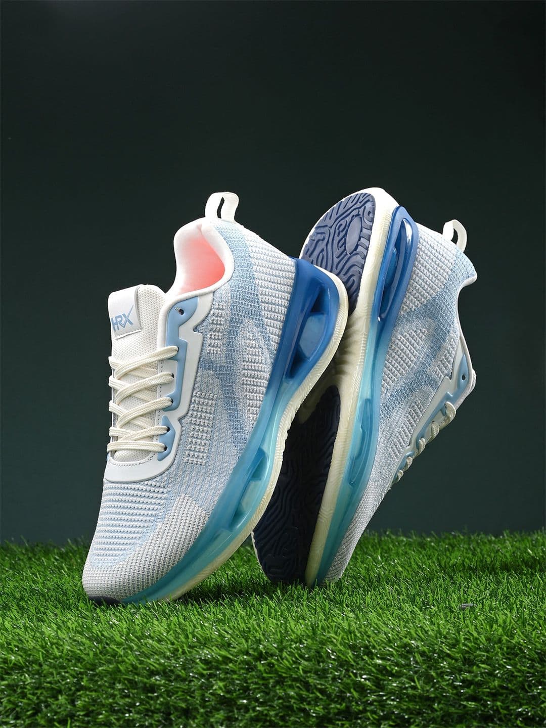 HRX by Hrithik Roshan Men Blue Flyknit Mesh Running Shoes - view 1