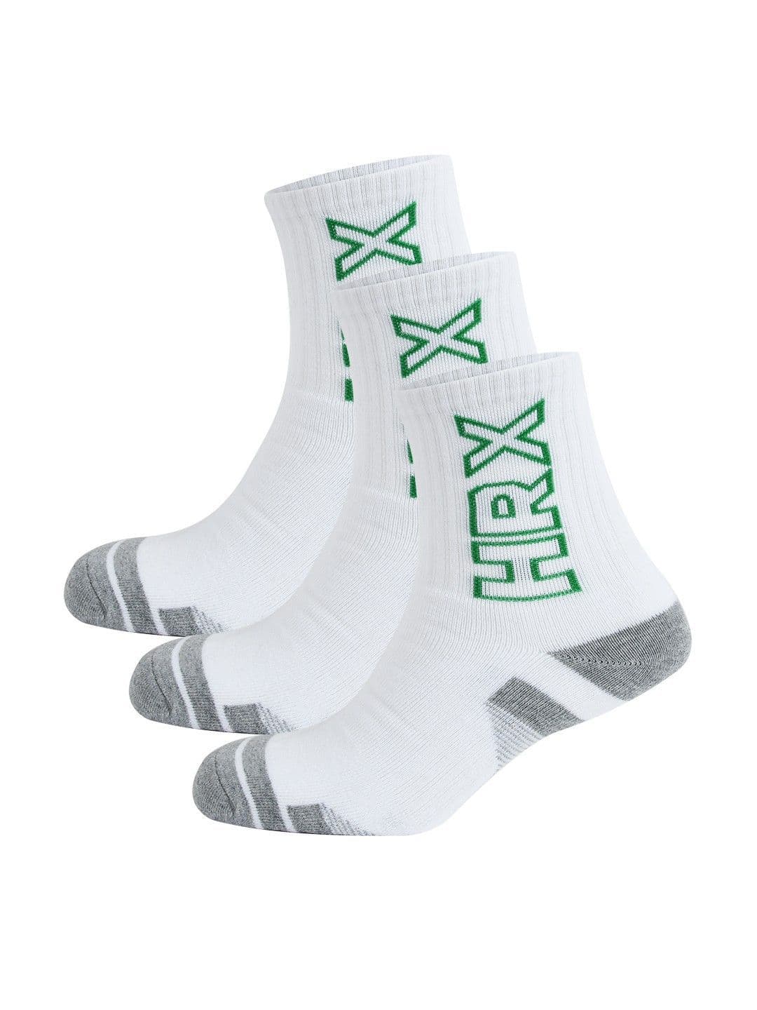 HRX by Hrithik Roshan Pack Of 3 Patterned Mid Calf-Length Socks - view 1