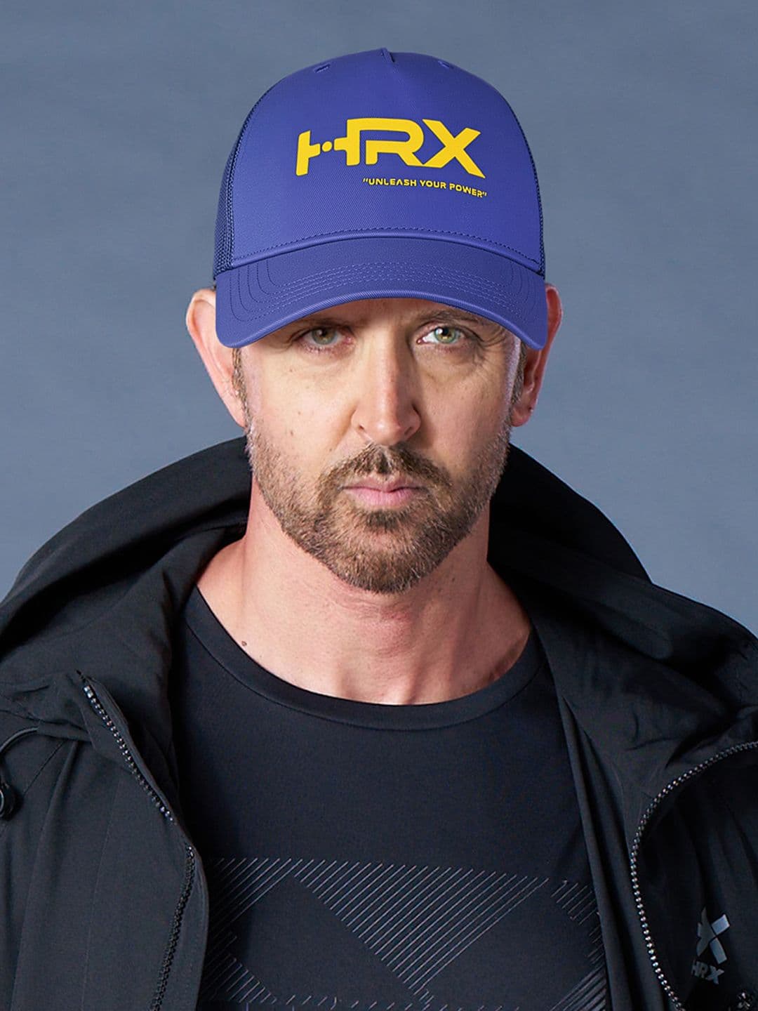 HRX by Hrithik Roshan Men Printed Pure Cotton Baseball Cap - view 1