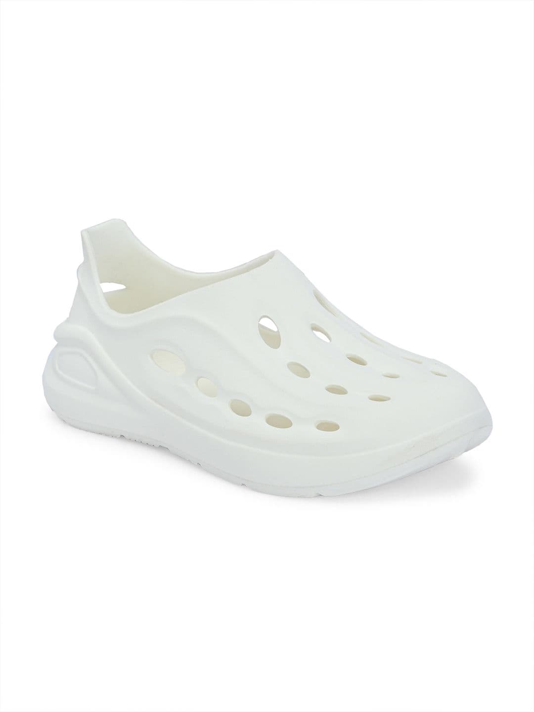 HRX by Hrithik Roshan Men White Croslite Clogs - view 1