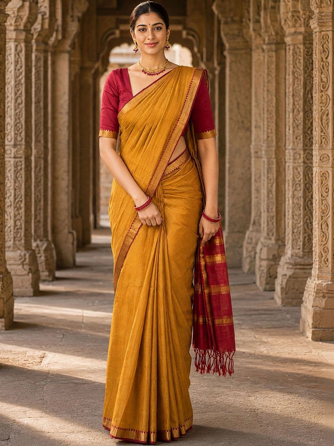 KALINI Designer Kanjeevaram Saree - view 1