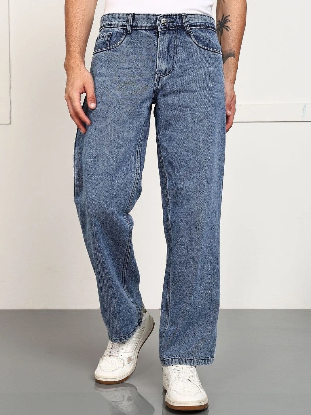 Encrypt Men Comfort Straight Fit Mid-Rise Jeans - view 1