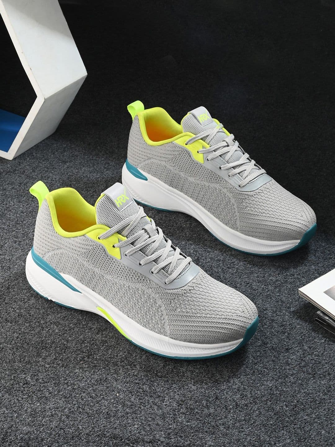 HRX by Hrithik Roshan Men Mesh Lace-Ups Running Non-Marking Shoes - view 1