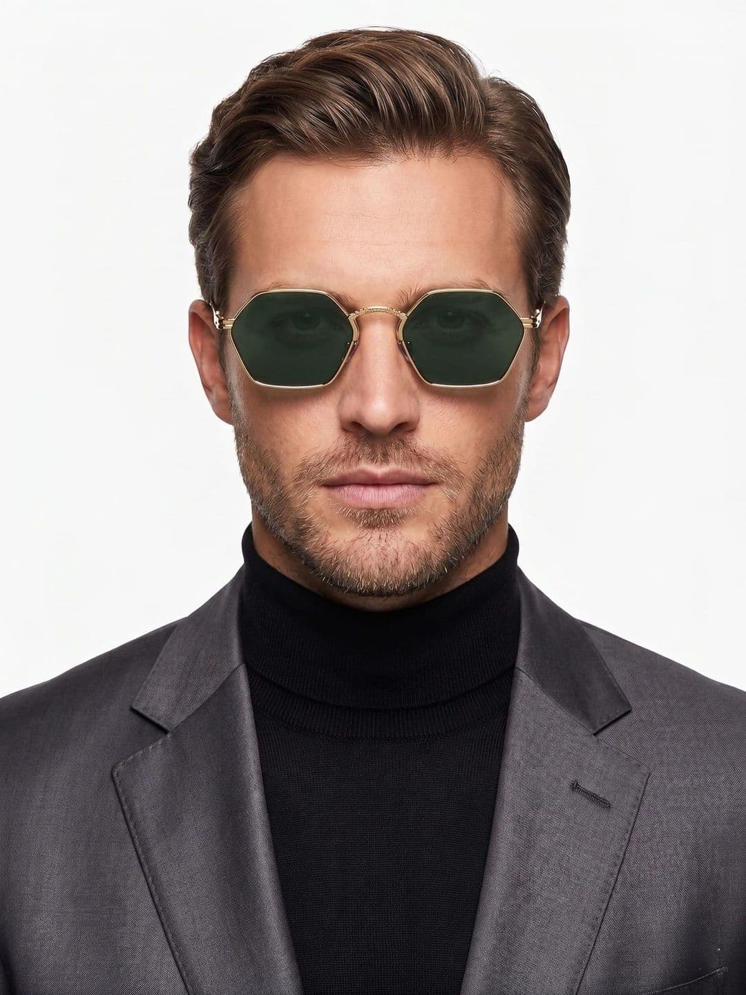 HRX by Hrithik Roshan Unisex Green Lens & Gold-Toned Other Sunglasses with - view 1