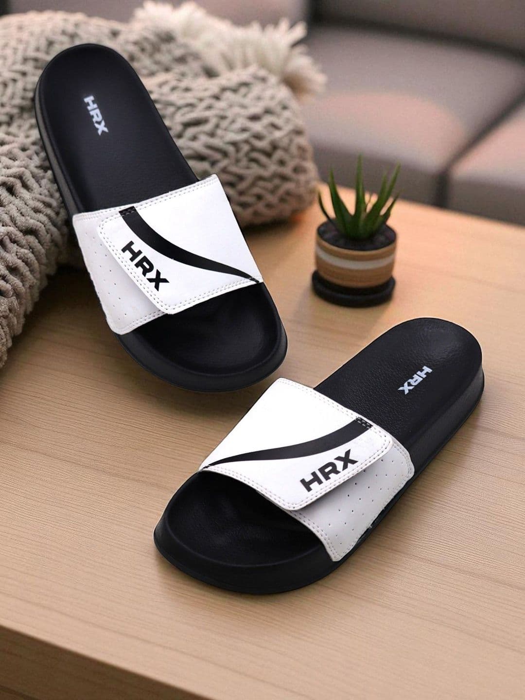 HRX by Hrithik Roshan Men Printed Sliders - view 1
