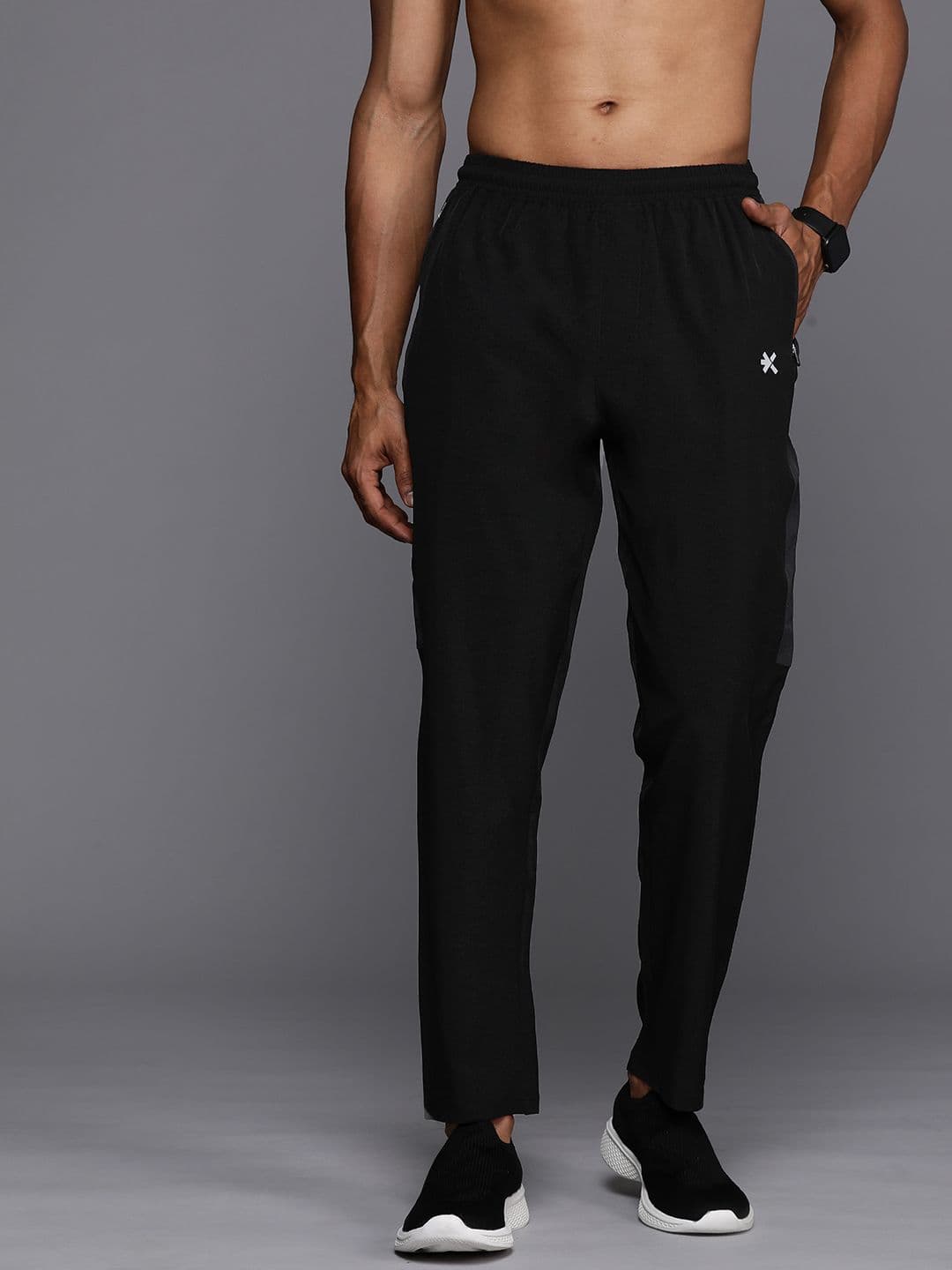 HRX by Hrithik Roshan Men Solid Track Pants - view 1