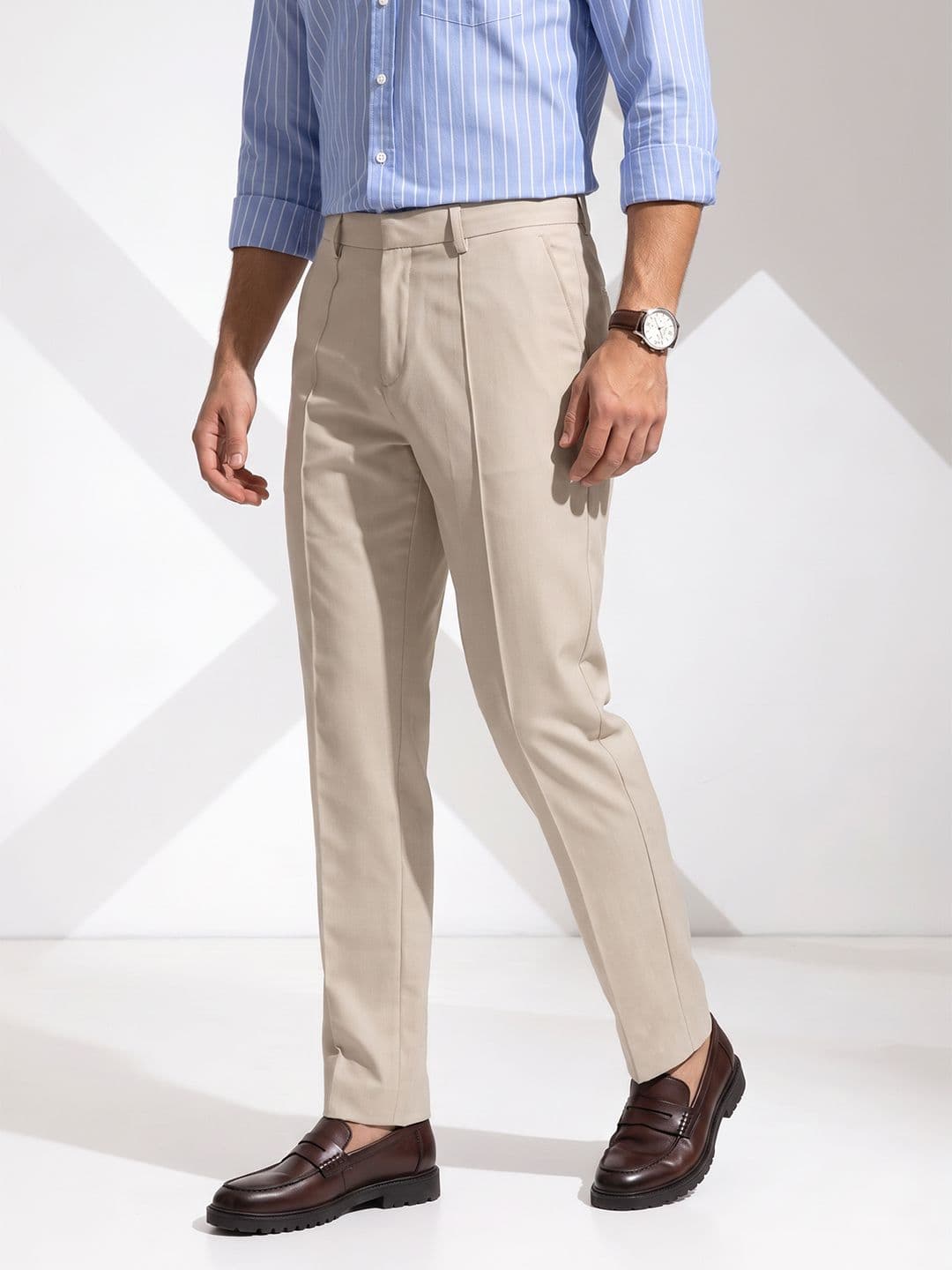 INVICTUS Men Woven Formal Trousers - view 1
