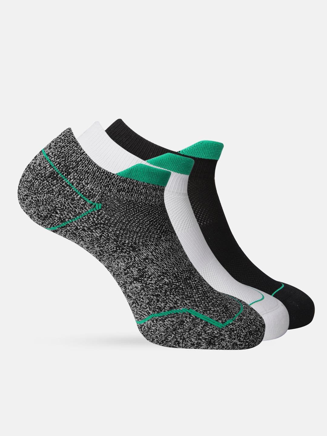 HRX by Hrithik Roshan Men Ankle length Pack of 3 Terry Socks - view 1