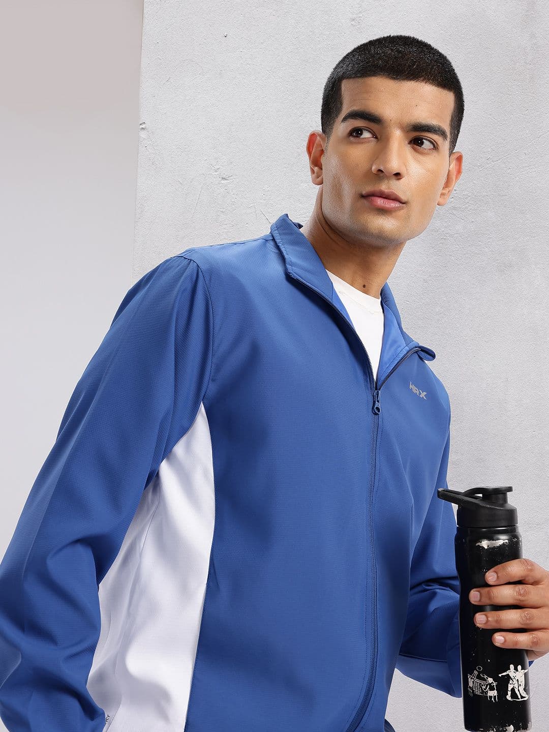 HRX by Hrithik Roshan Men Colourblocked Rapid-Dry Running Jacket - view 1