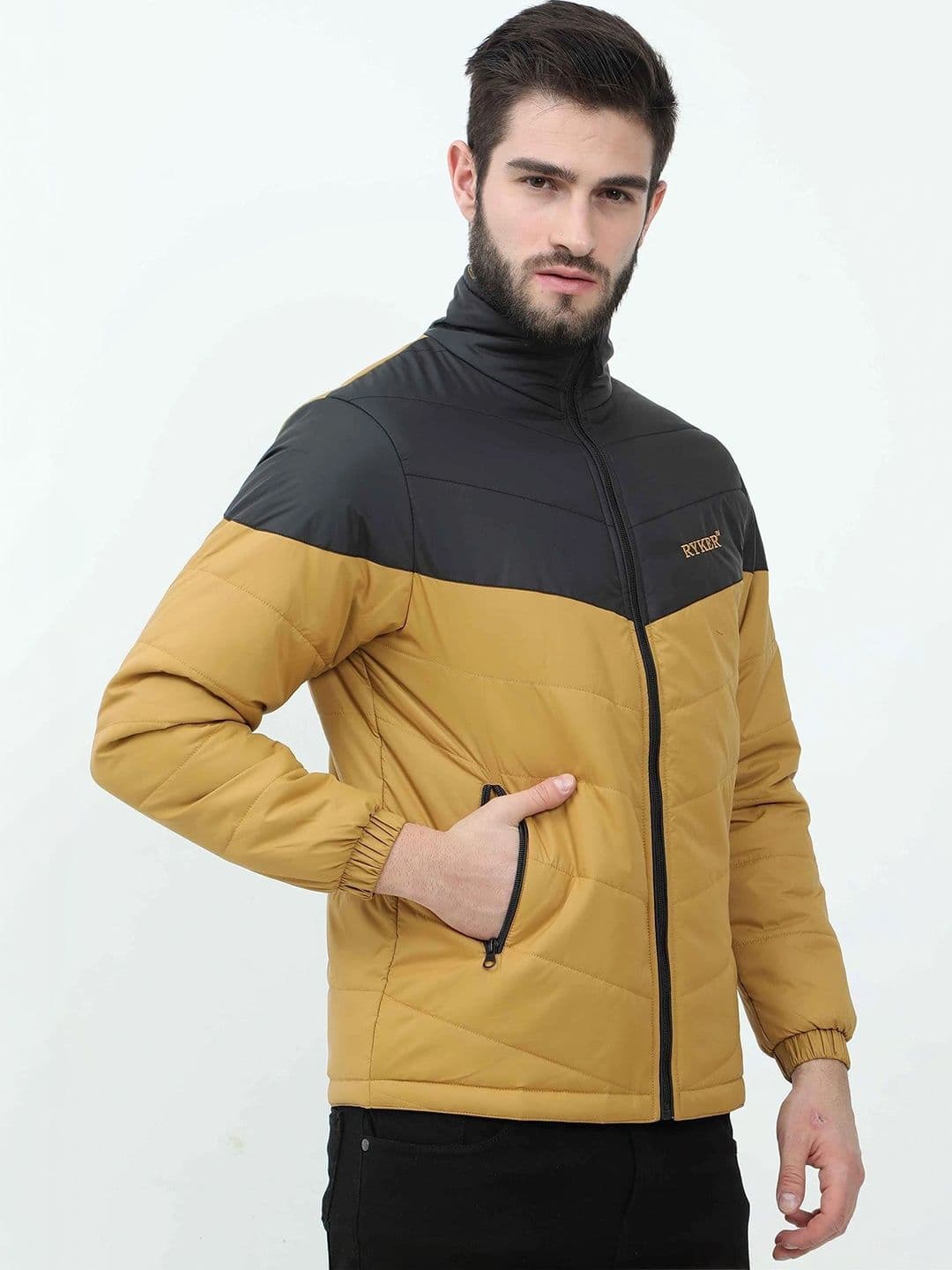 RYKER Men Colourblocked Lightweight Puffer Jacket - view 1