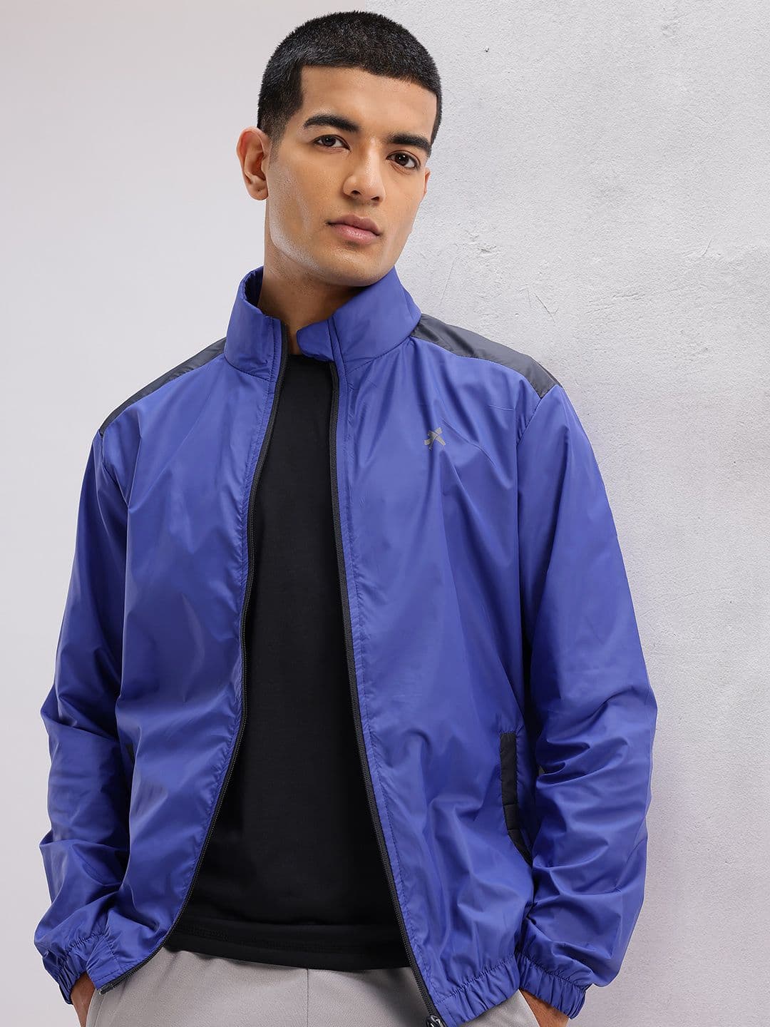 HRX by Hrithik Roshan Men Mock Collar Running Jacket - view 1