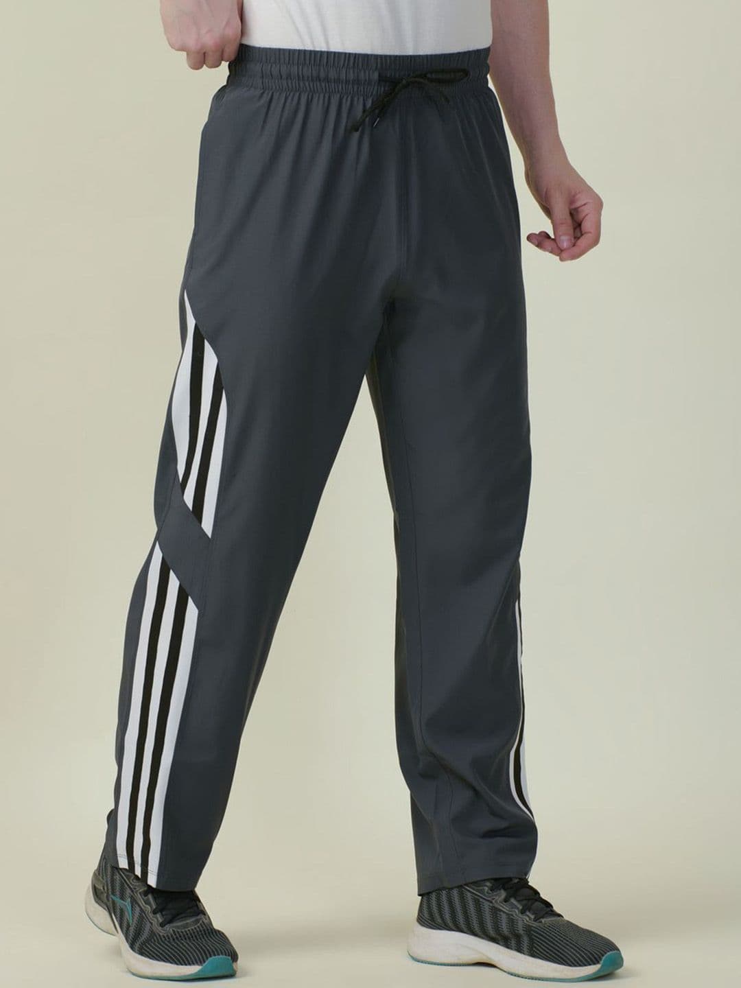 HRX by Hrithik Roshan Men Striped Track Pant - view 1