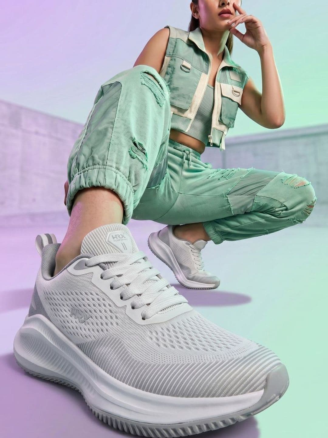 HRX by Hrithik Roshan Women Mesh Running Shoes - view 1