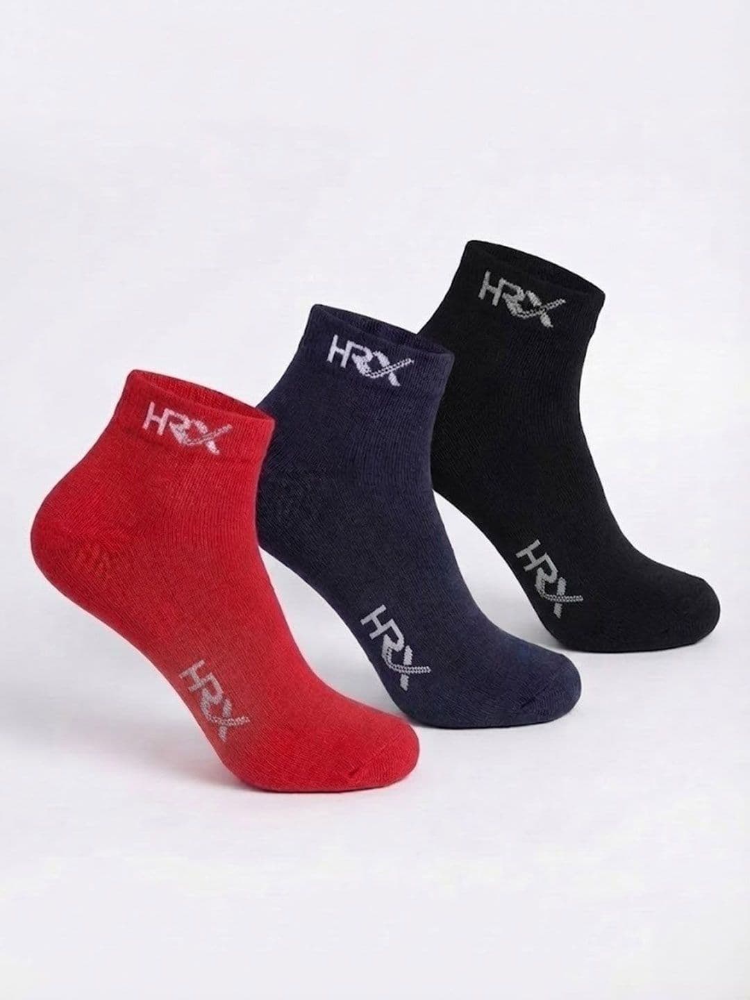 HRX by Hrithik Roshan Men Ankle length Pack of 3 Socks - view 1