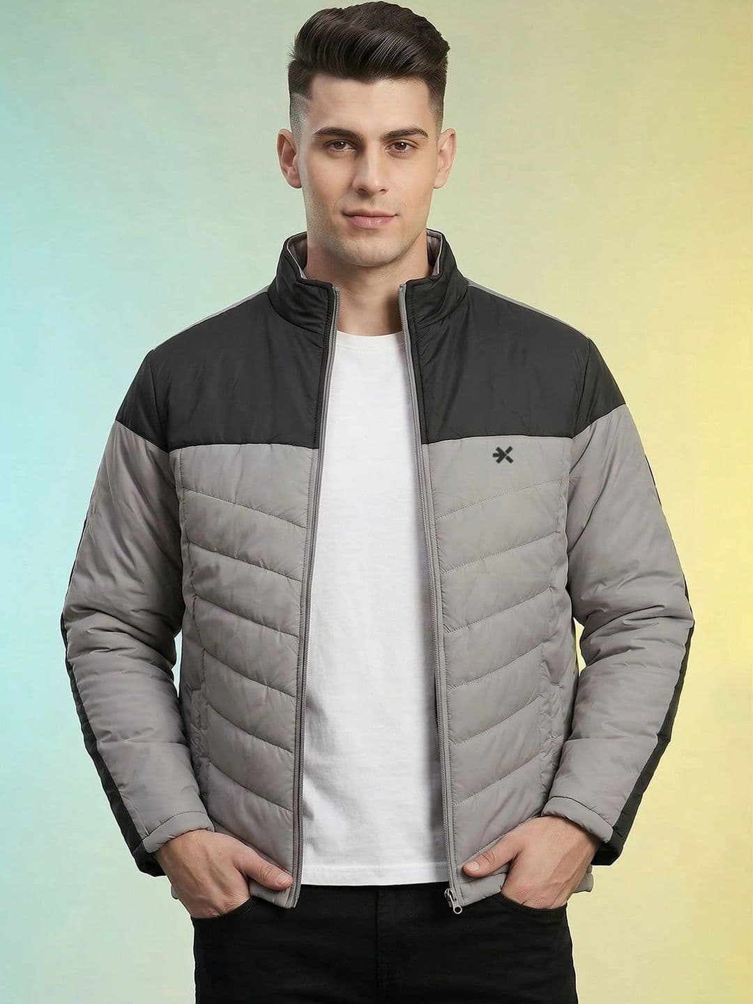 HRX by Hrithik Roshan Men Colourblocked Outdoor Puffer Jacket - view 1