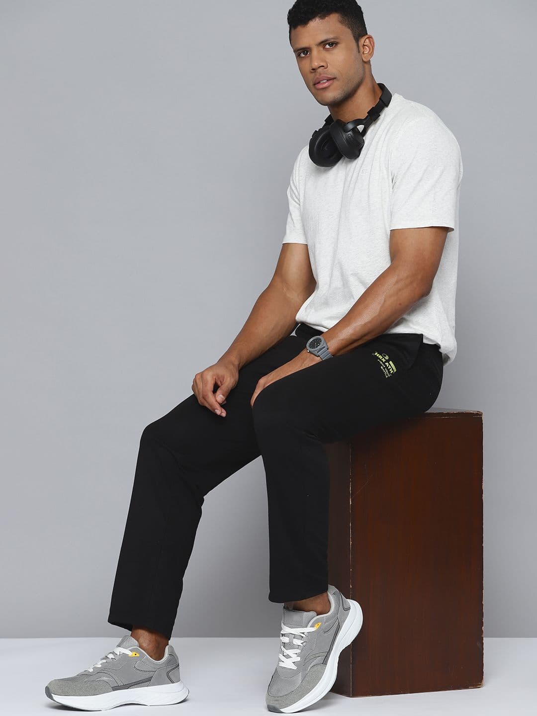 HRX by Hrithik Roshan Men Solid Track Pants - view 1