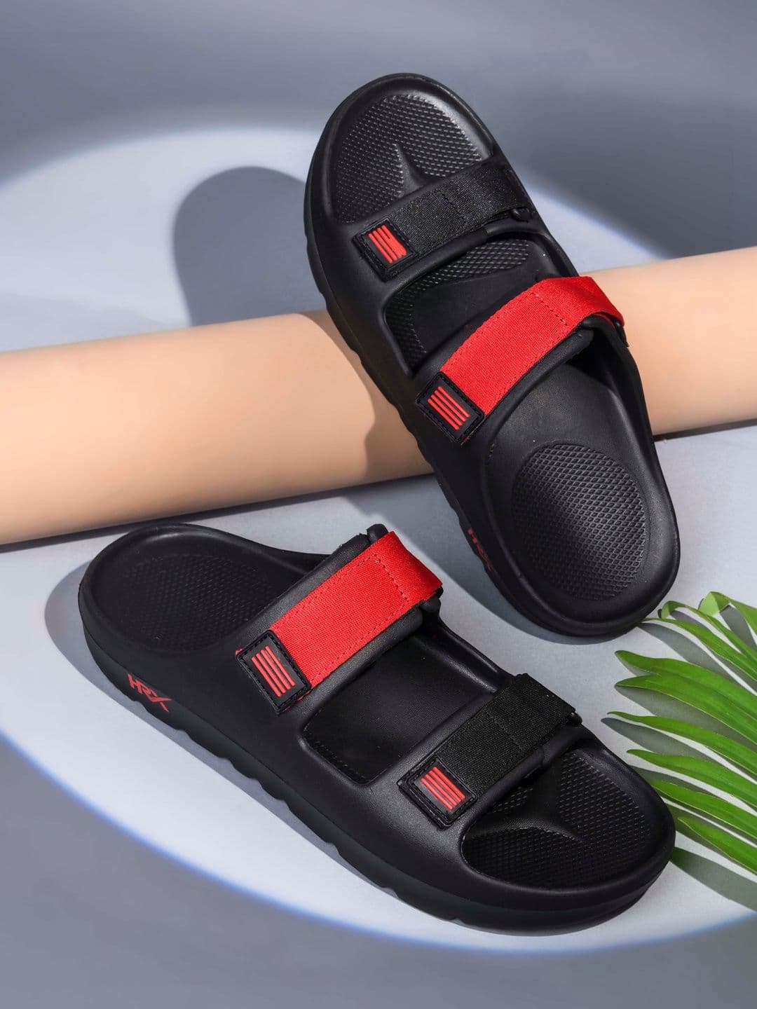 HRX by Hrithik Roshan Men Rubber Sliders - view 1