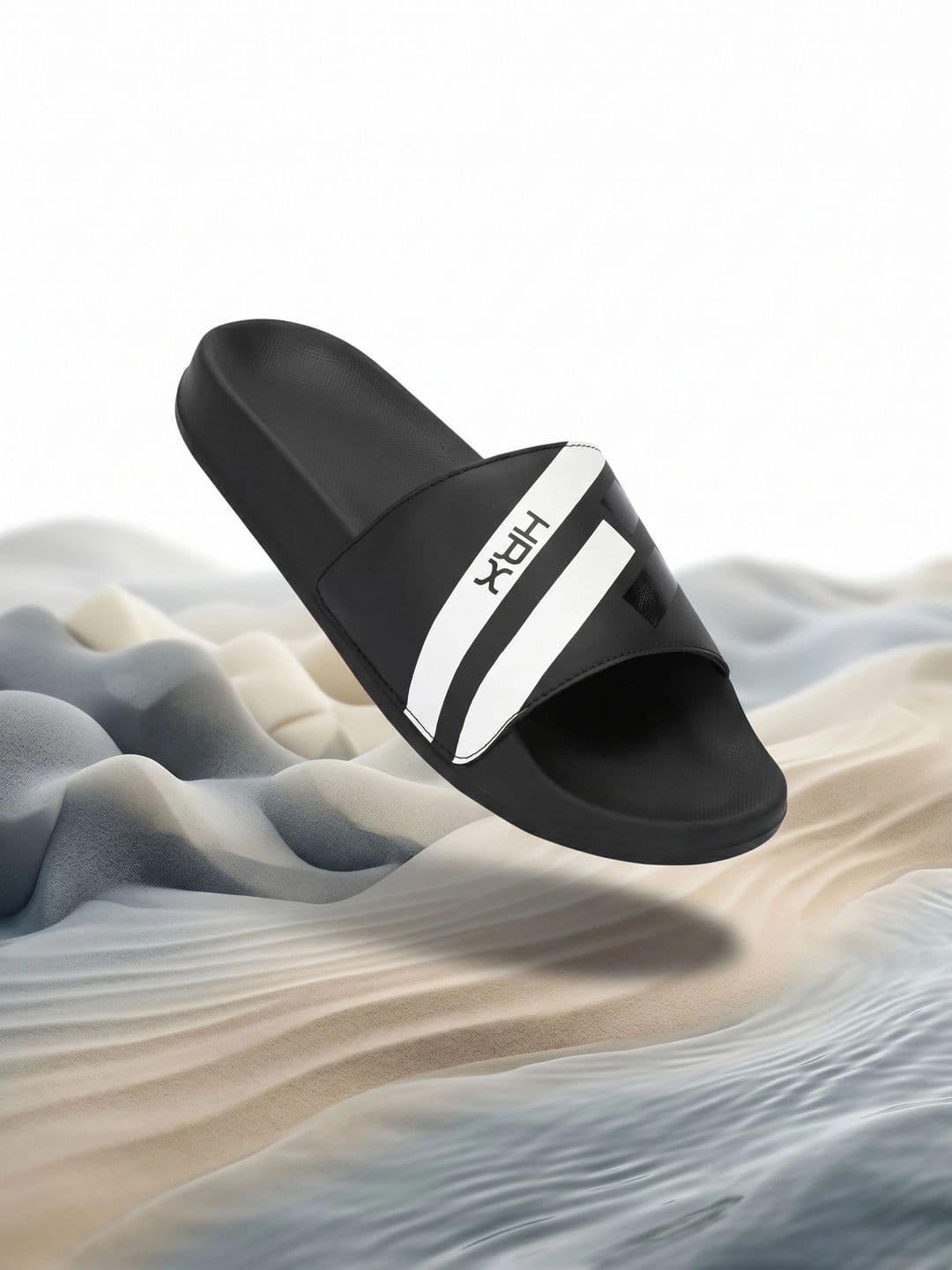HRX by Hrithik Roshan Men Striped Sliders - view 1