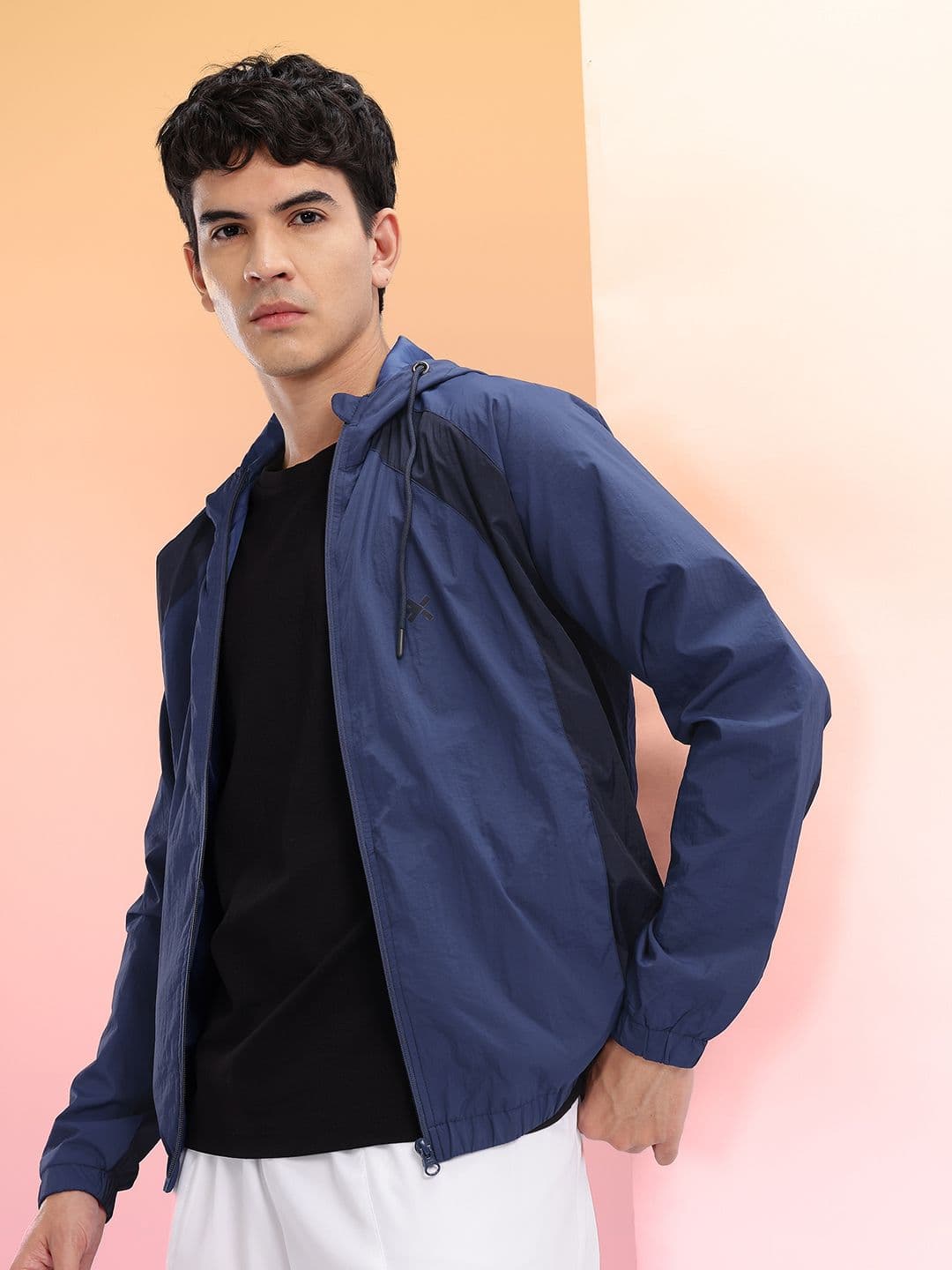 HRX by Hrithik Roshan Colourblocked Bomber Lifestyle Jacket - view 1