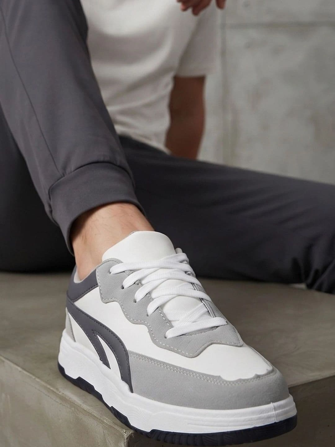 JK Port Men Colourblocked Sneakers - view 1