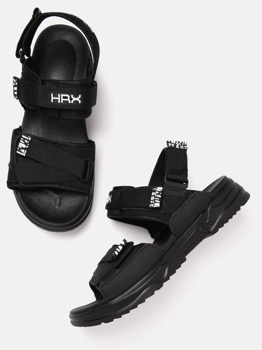 HRX by Hrithik Roshan Men Brand Logo Detail Sports Sandals - view 1