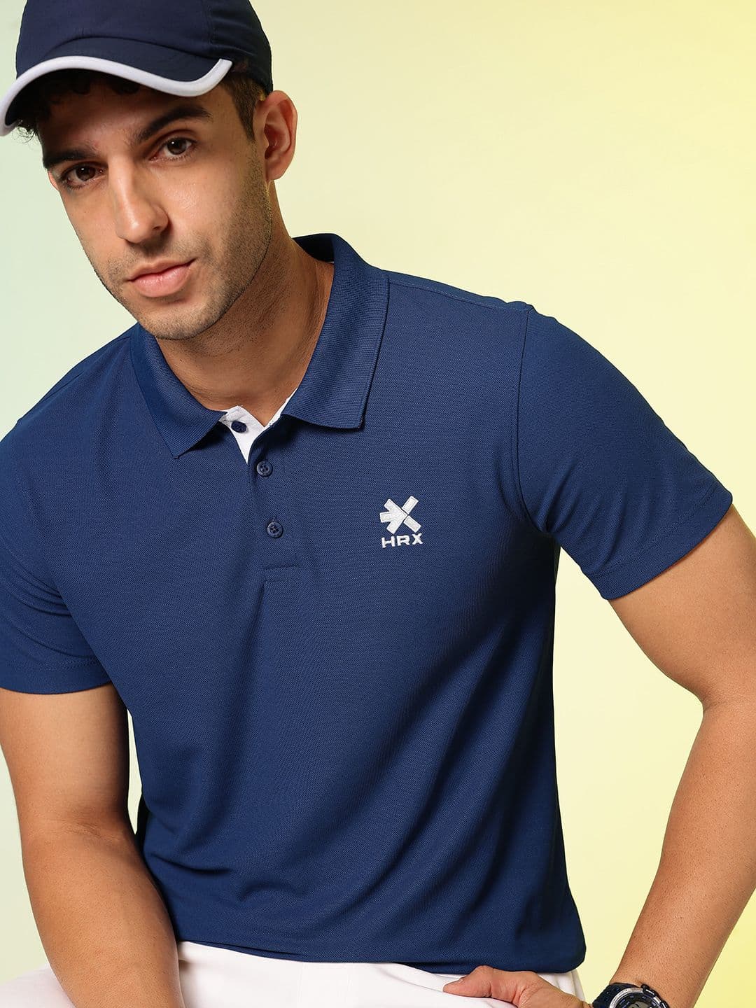 HRX by Hrithik Roshan Polo Collar T-shirt - view 1