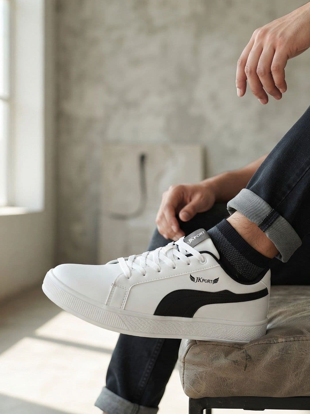 JK Port Men Colourblocked Sneakers - view 1