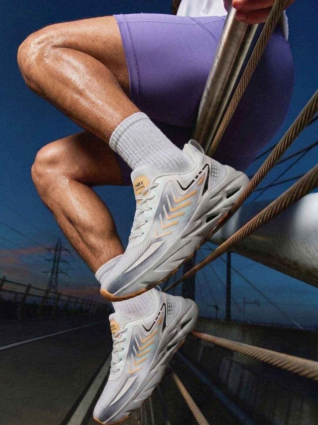 HRX by Hrithik Roshan Men Mesh Running Non-Marking Shoes - view 1