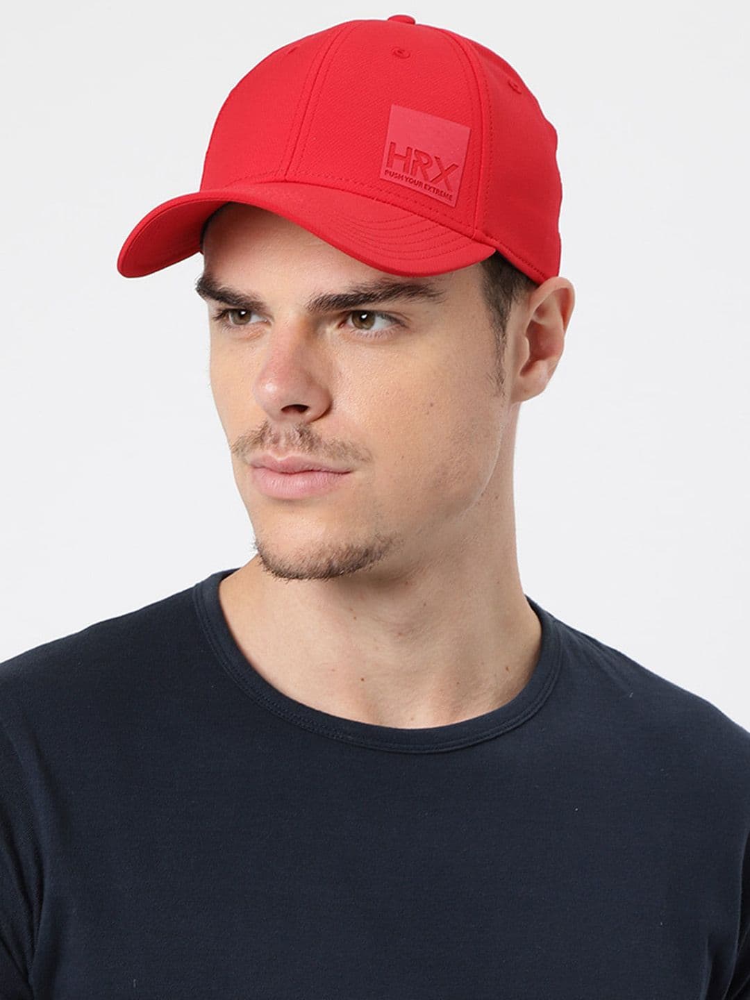 HRX by Hrithik Roshan Men Red Solid Training UV Guard, Flexible Fit & Dryfit Sweatband Cap - view 1