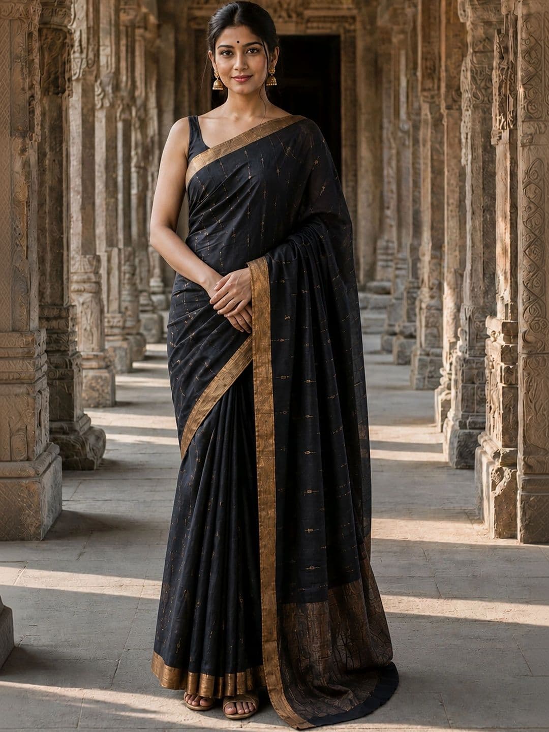 Moda Rapido Woven Design Zari Silk Blend Designer Banarasi Saree - view 1