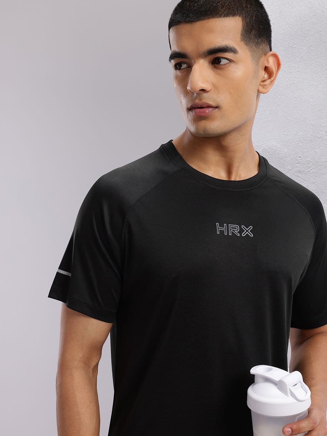 HRX by Hrithik Roshan Brand Logo Rapid-Dry Training T-shirt - view 1
