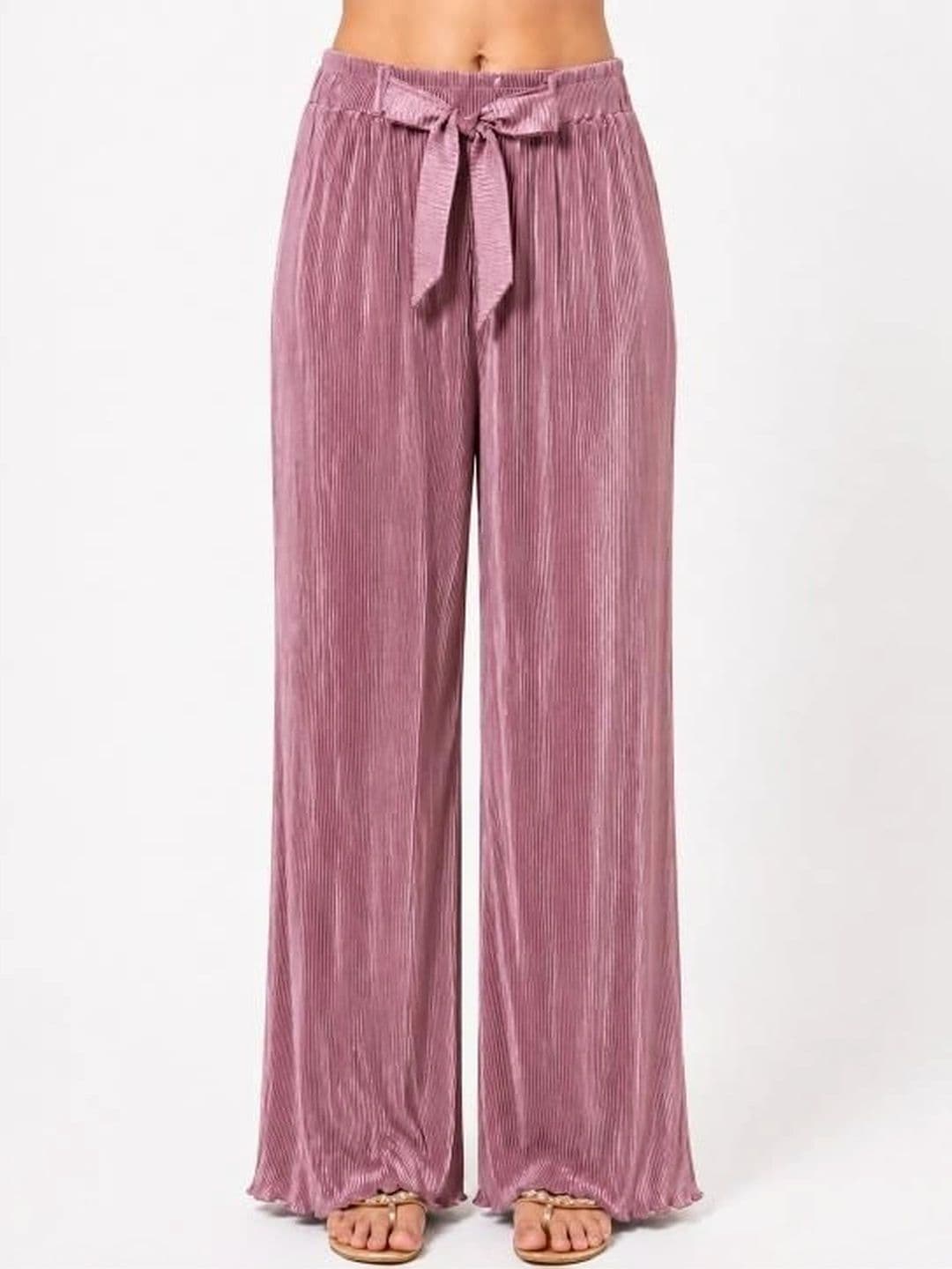 Tikhi Imli Women Satin Palazzos - view 1