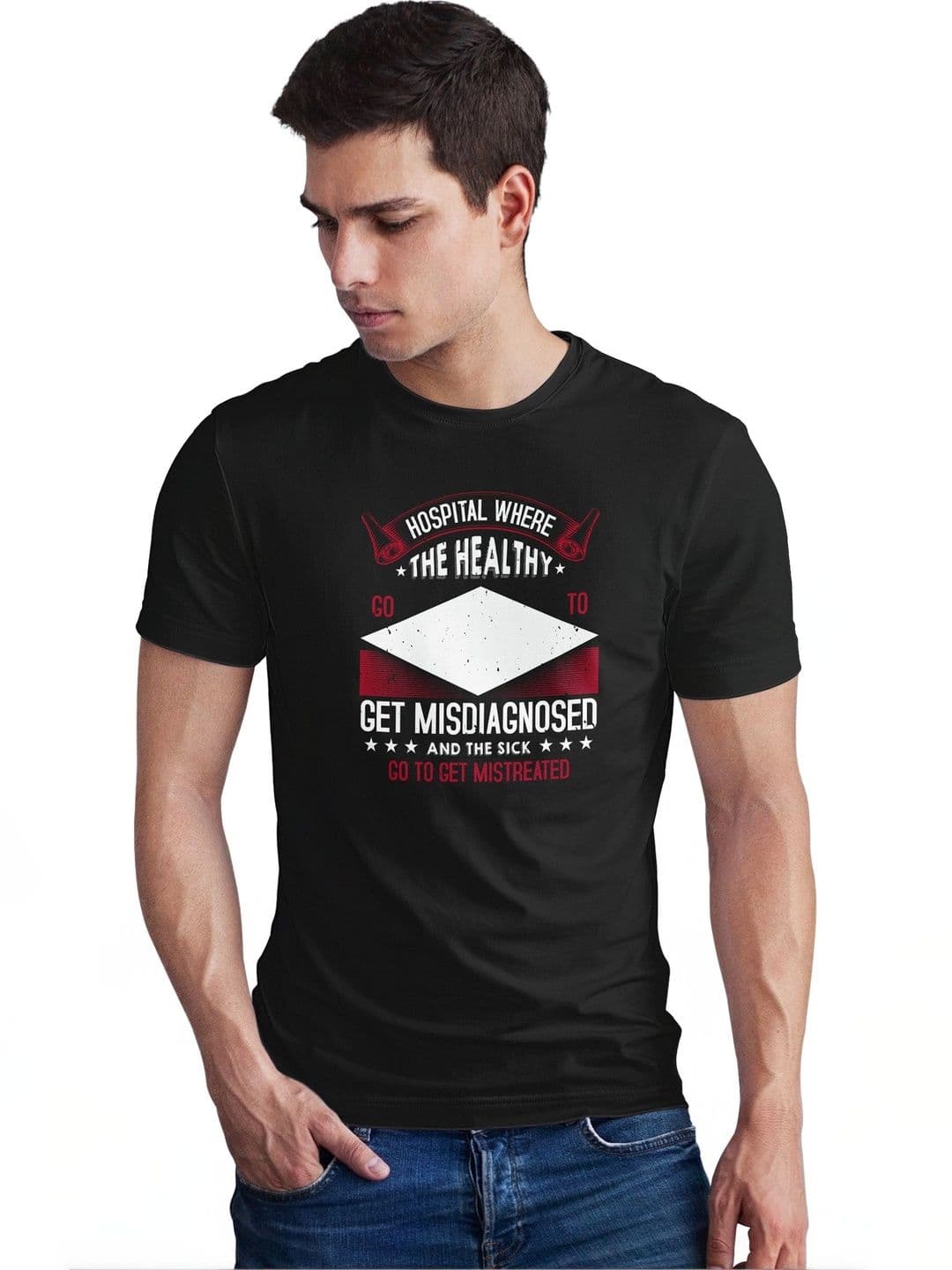Seekbuylove Men Typography Printed Bio Finish T-shirt - view 1