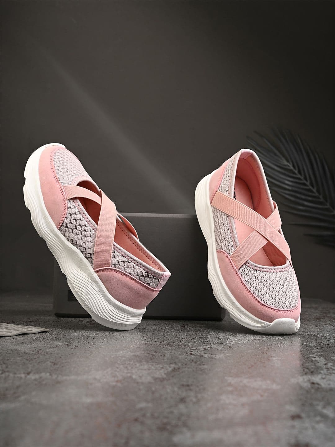 HRX by Hrithik Roshan Women Textile Walking Shoes - view 1