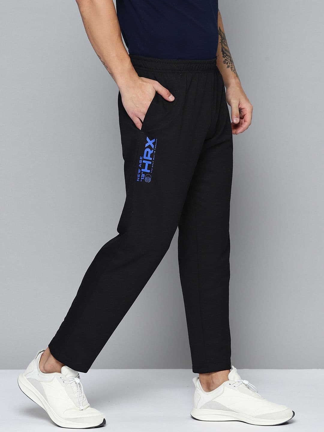 HRX by Hrithik Roshan Men Regular Fit Lifestyle Track Pants - view 1