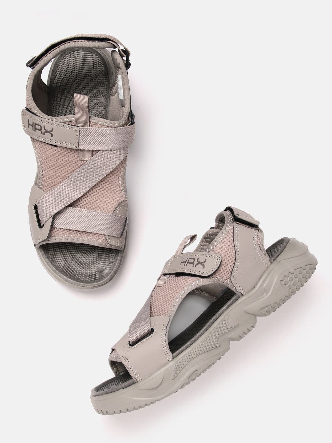 HRX by Hrithik Roshan Men Woven Design Sports Sandals with Brand Logo Detail - view 1