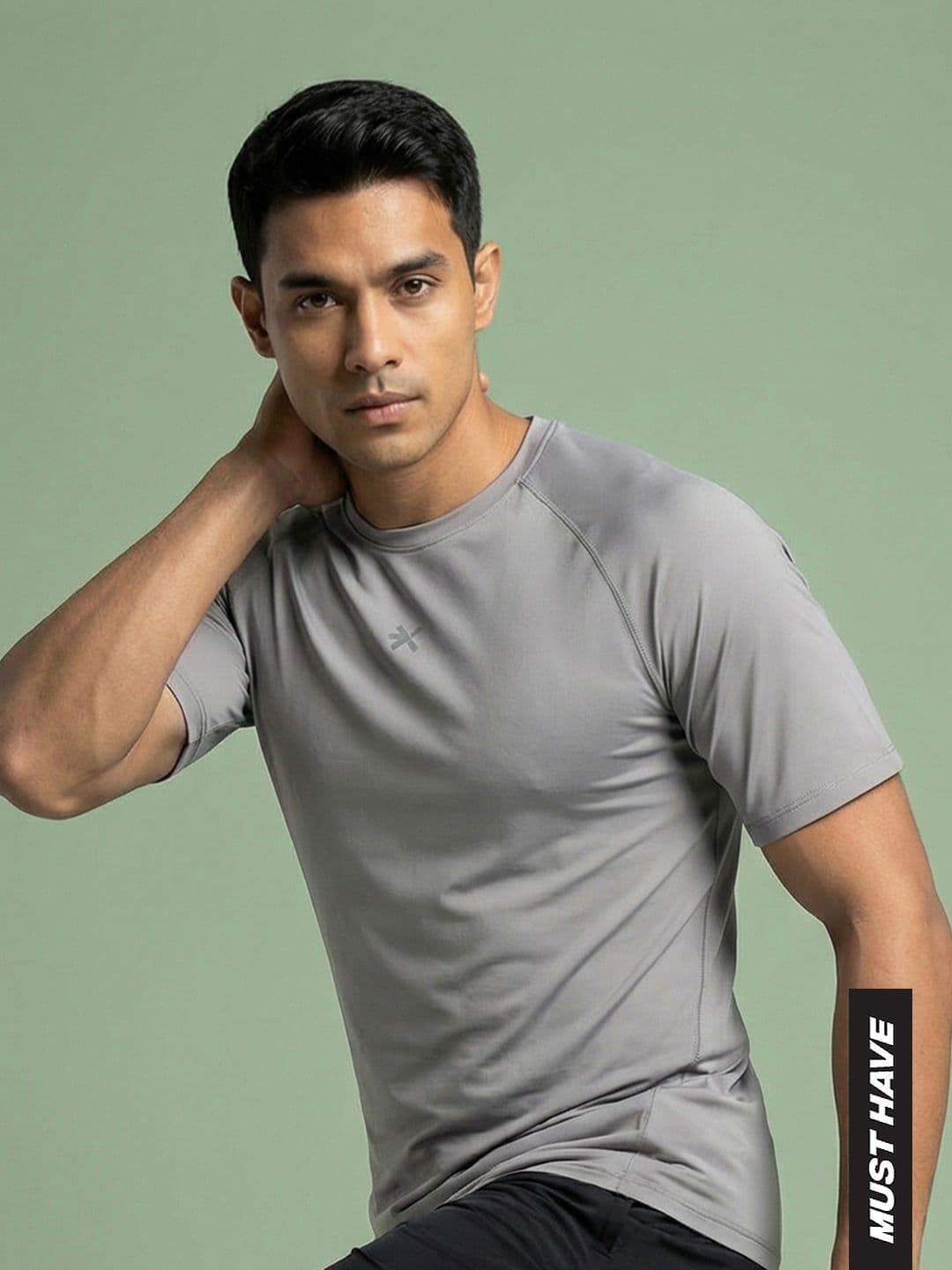 HRX by Hrithik Roshan Rapid-Dry Slim Fit T-shirt - view 1