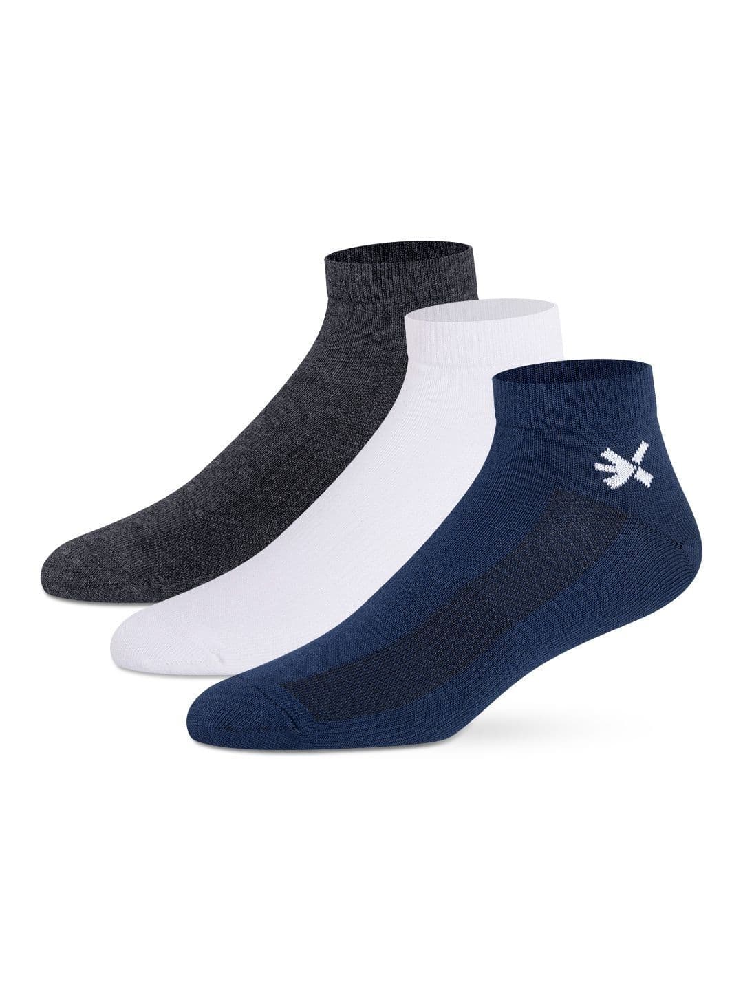 HRX by Hrithik Roshan Men Pack of 3 Ankle length Mesh Cotton Sports Socks - view 1
