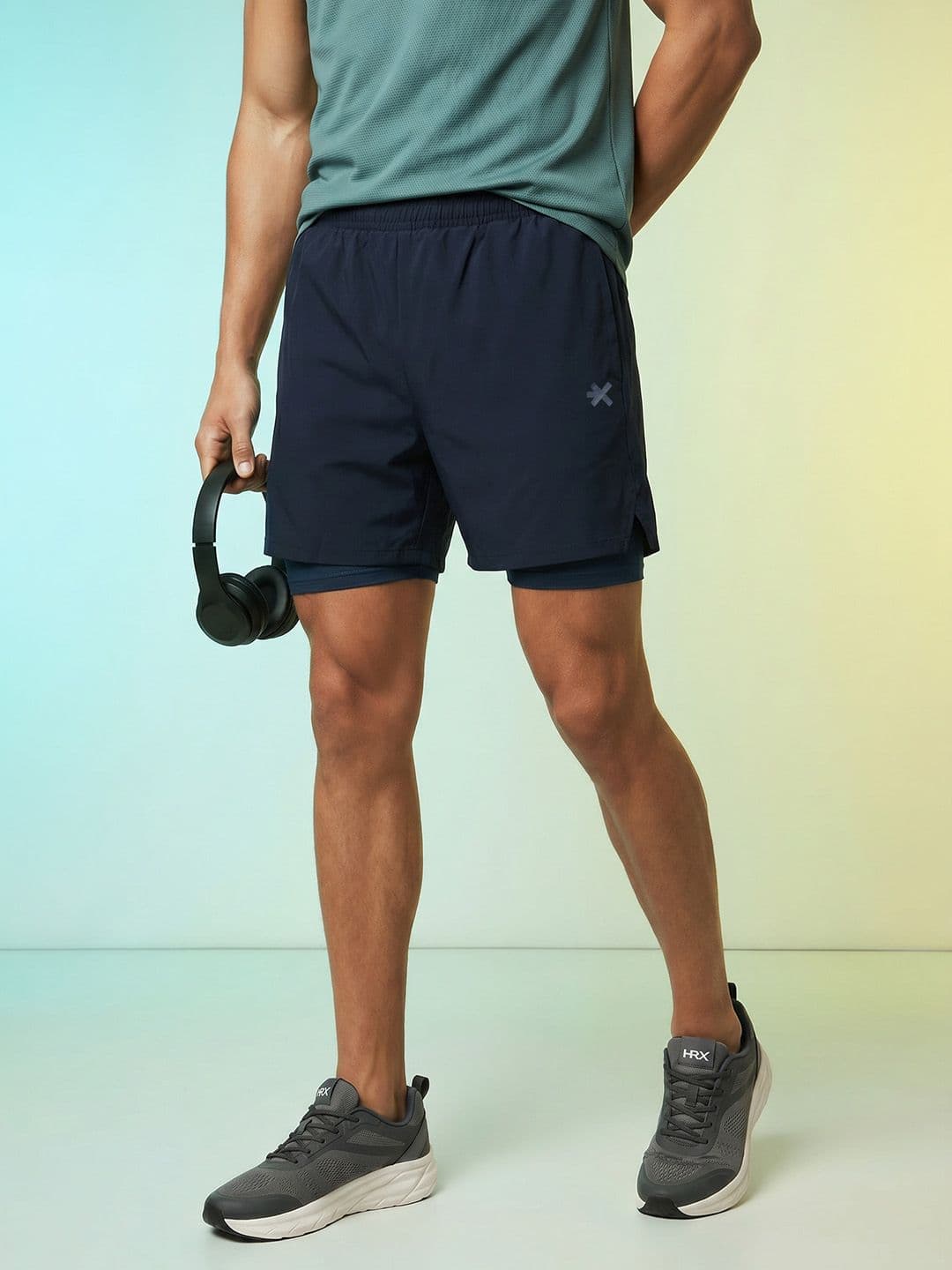 HRX by Hrithik Roshan Men Rapid-Dry Training Shorts - view 1